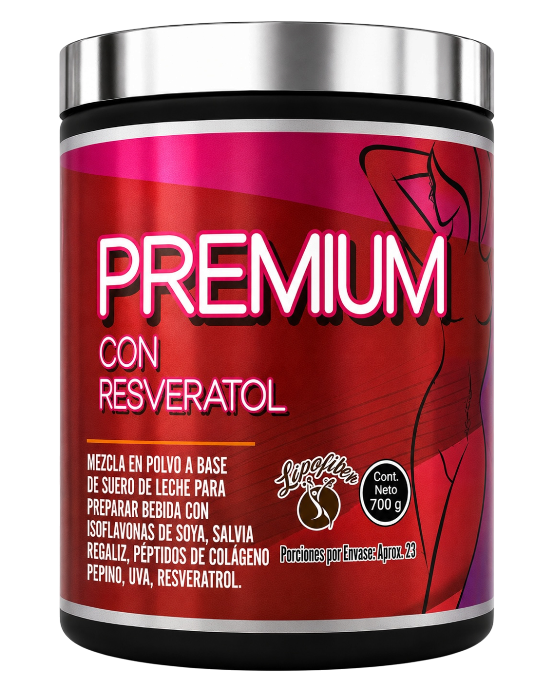 Premium con Resveratrol – Antioxidación Avanzada – Lipofiber