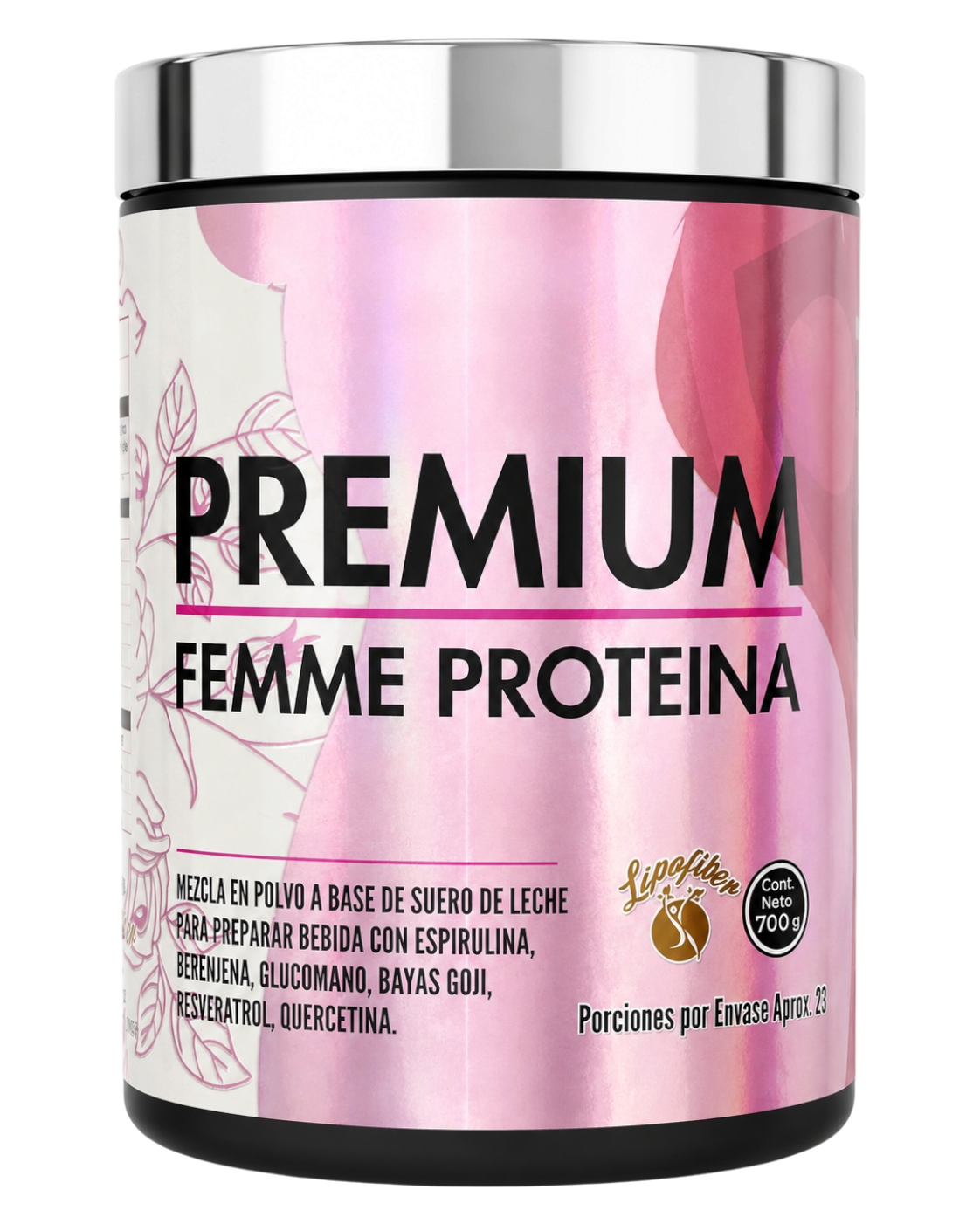 Premium Femme – Proteína para Mujer con Superalimentos – Lipofiber