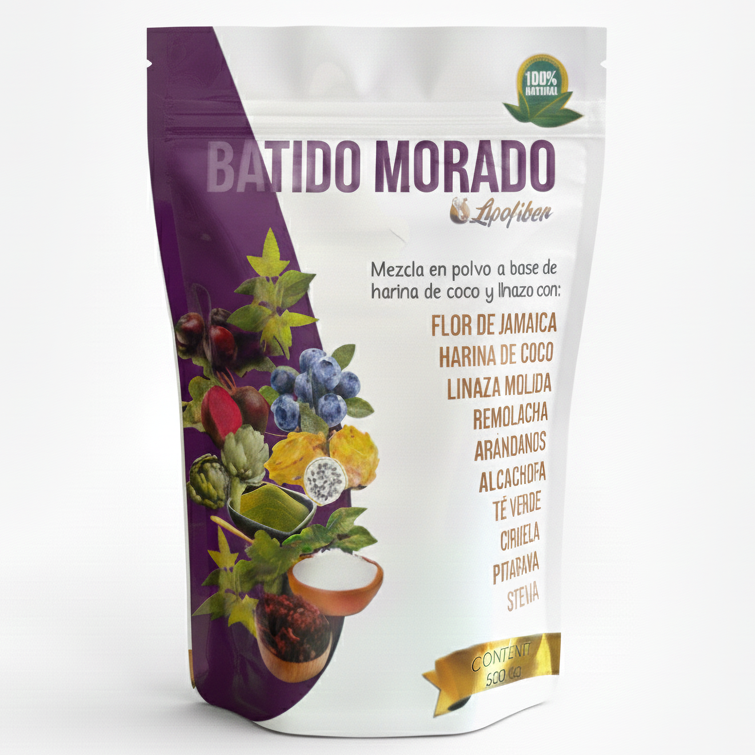 Batido Morado – Lipofiber