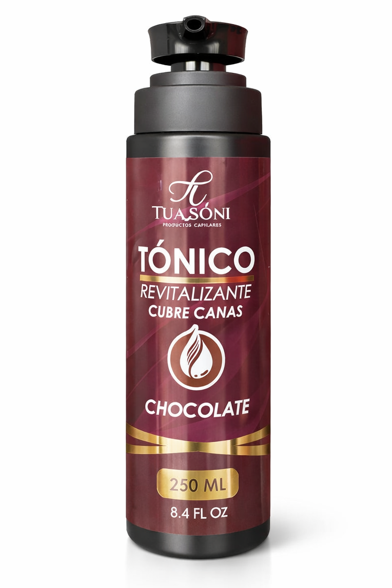 Tónico Revitalizante Tuasoni – Cubre Canas | Chocolate