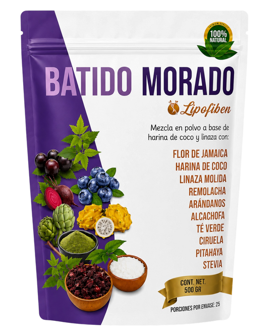 Batido Morado – Lipofiber