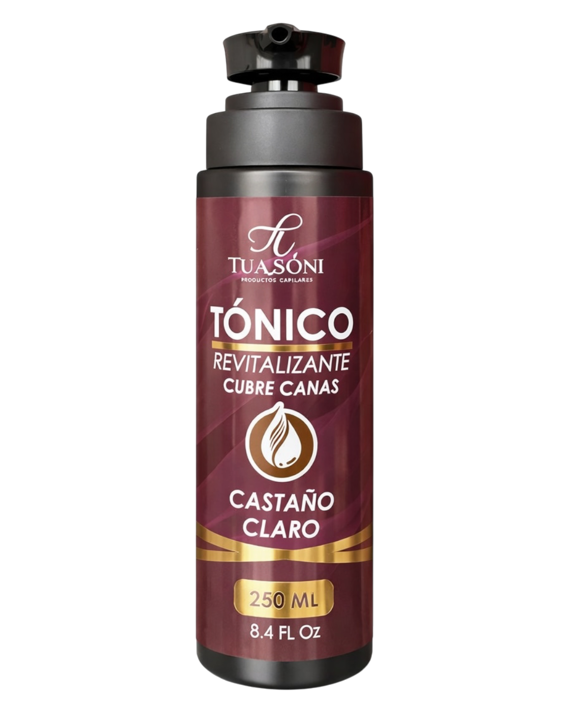 Tónico Revitalizante Tuasoni – Cubre Canas | Castaño Claro