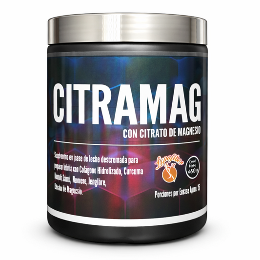 Citramag – Citrato de Magnesio con Colágeno y Especias – Lipofiber