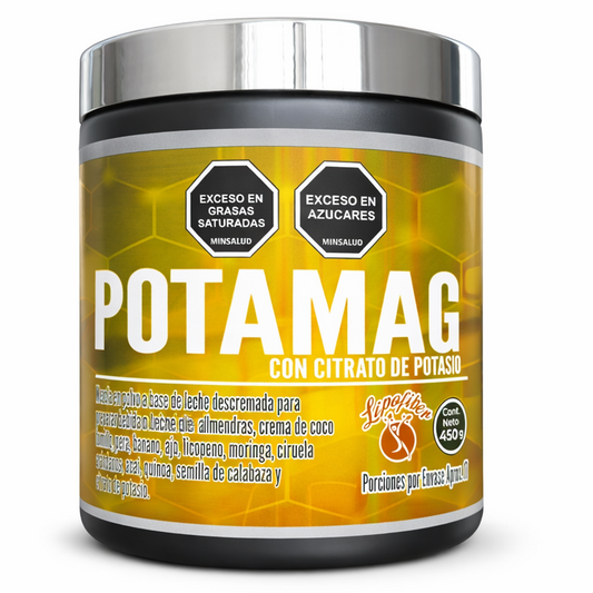 Potamag – Mezcla Nutricional con Potasio y Superalimentos – Lipofiber