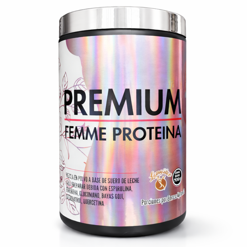 Premium Femme – Proteína para Mujer con Superalimentos – Lipofiber